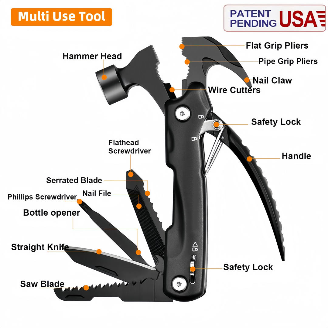 All-in-one multi-function mini hammer